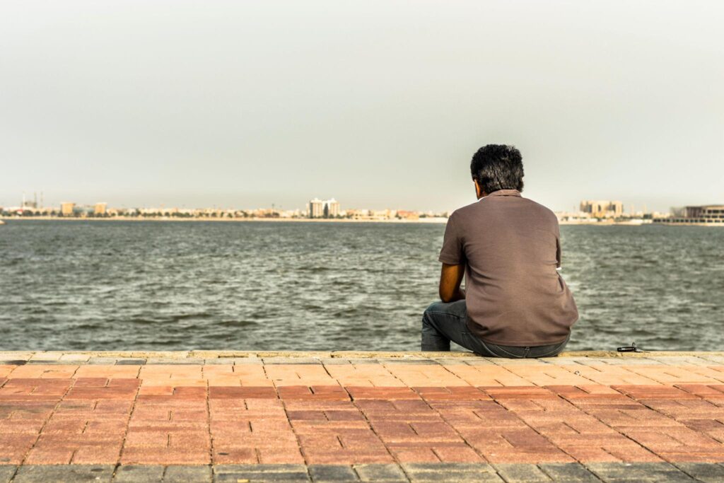 Person thinking deeply about relationship decisions and next steps