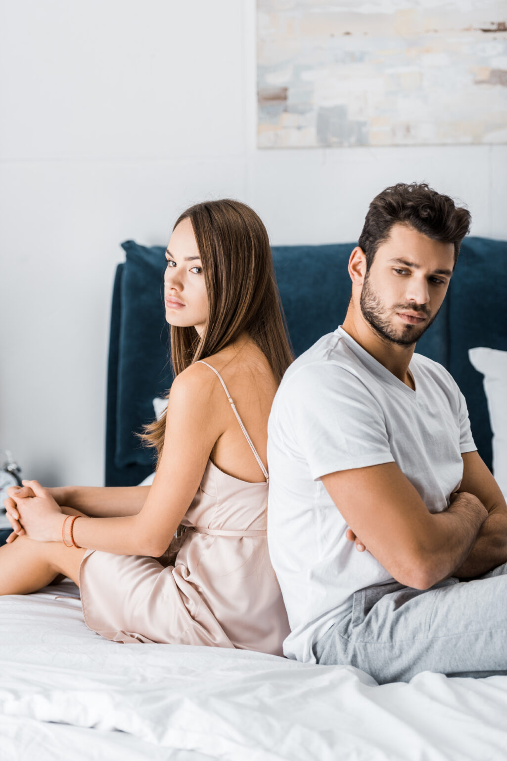 Person confused about sudden change in partner behavior