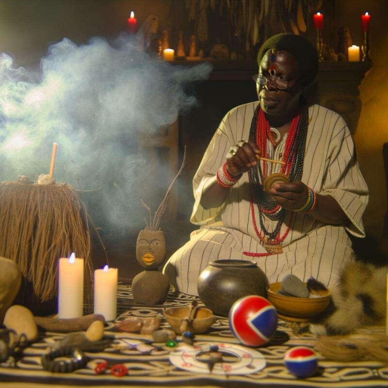 person receiving spiritual guidance for career success and direction