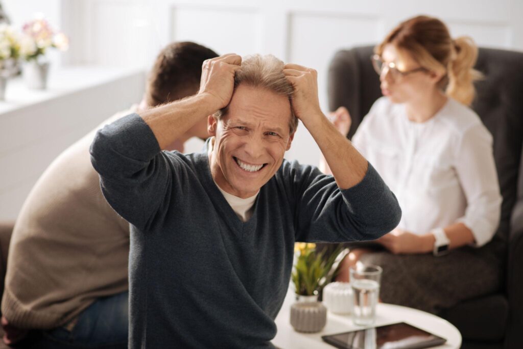 Person feeling stressed and confused about life decisions
