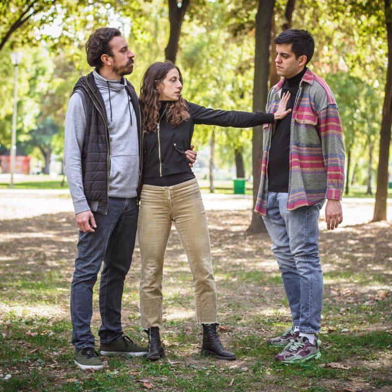 Relationship tension caused by suspected third party involvement