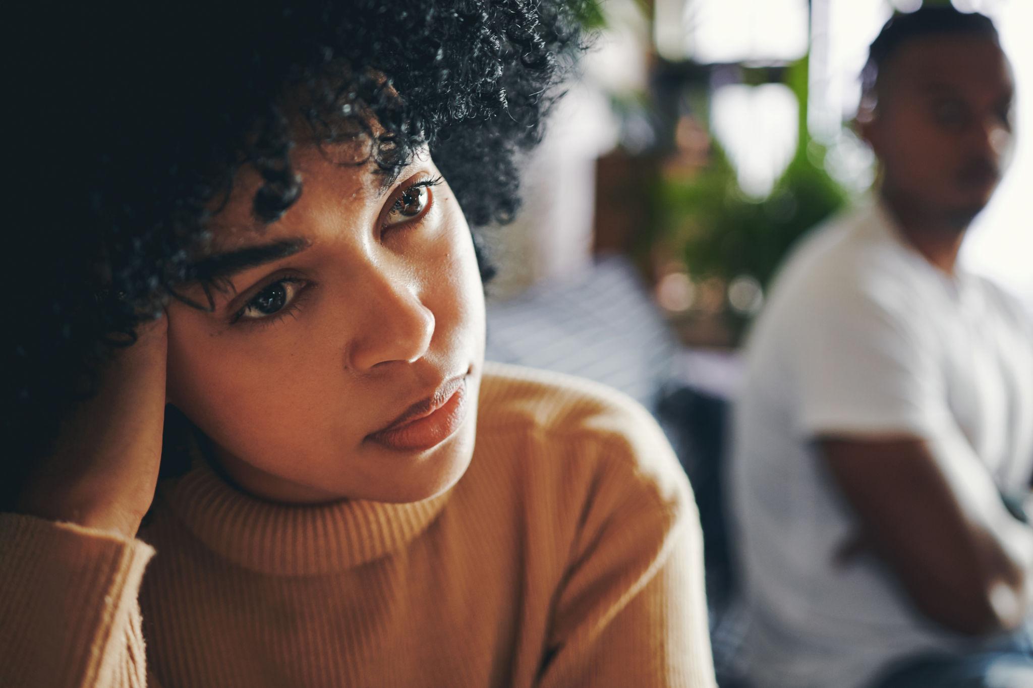 Couple reconnecting emotionally after relationship difficulties
