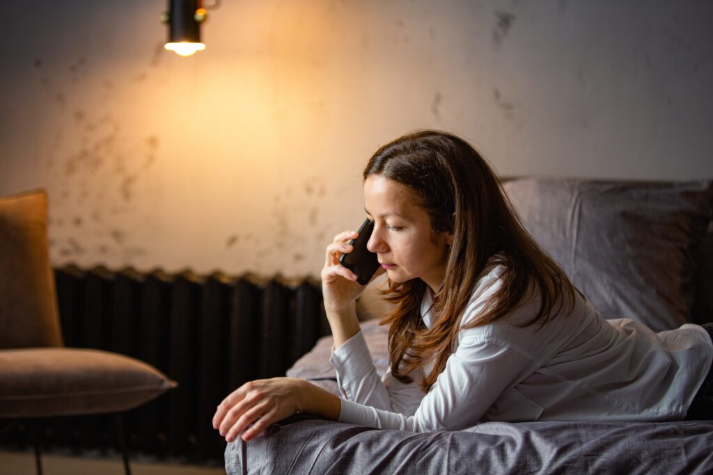 Couple showing emotional distance and lack of communication