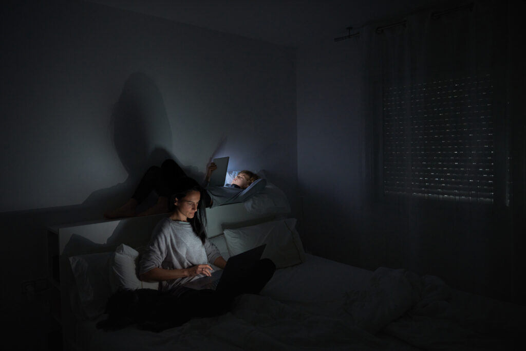 Couple showing emotional distance and lack of communication